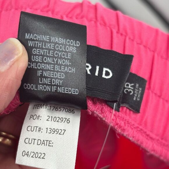 Torrid 4 Draw Cord Taper Challis Tapered Leg Pants Pink Size 3X NWT - Picture 7 of 8